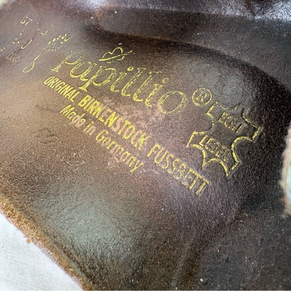 BIRKENSTOCK Papillion Jerry J. Garcia Arizona Leather Sandals Double Strap 37 6 - Picture 16 of 16